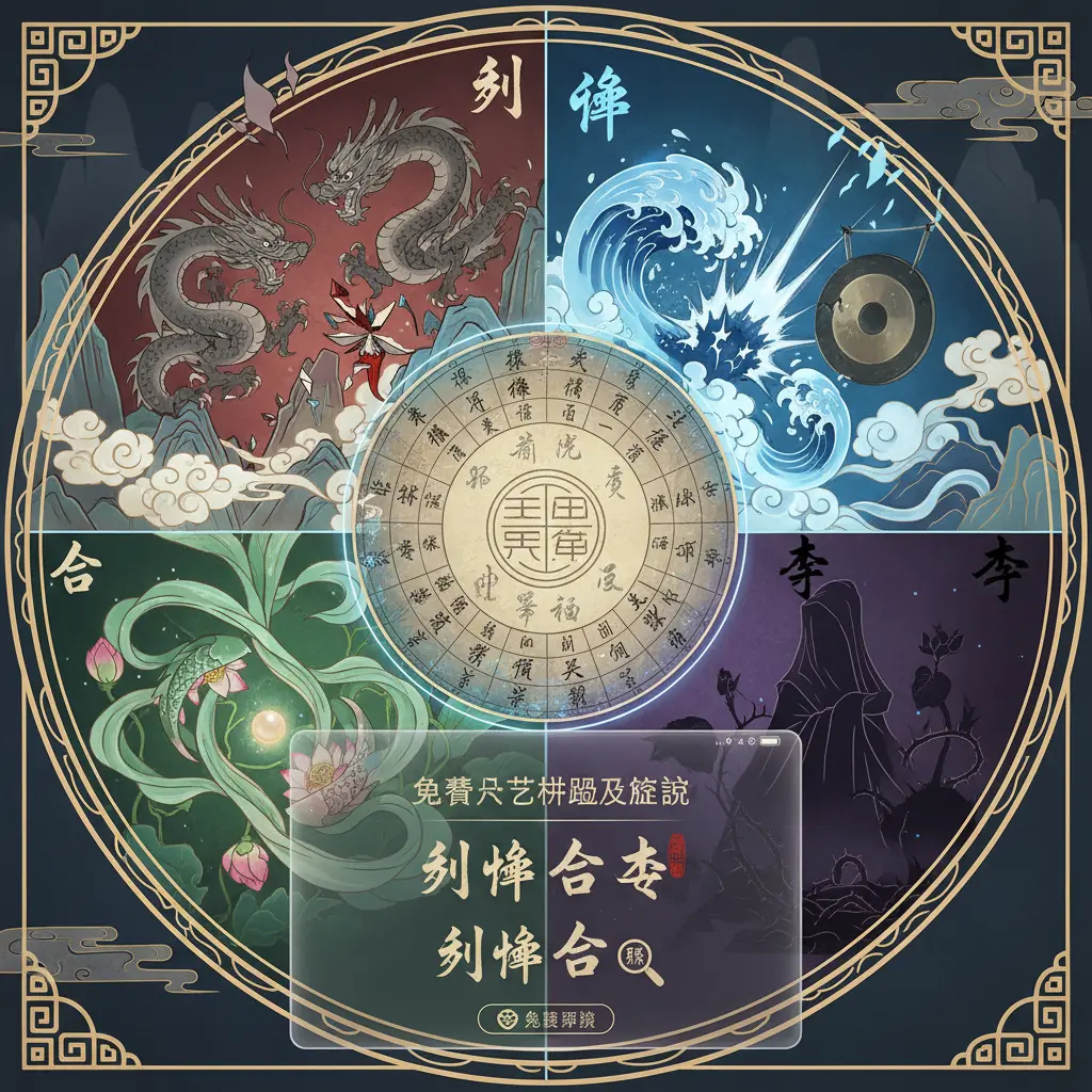 免費八字排盤及解說 - 刑衝合害