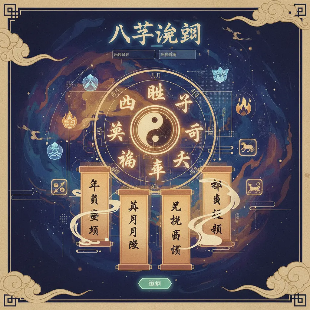 八字查詢 - 四柱八字