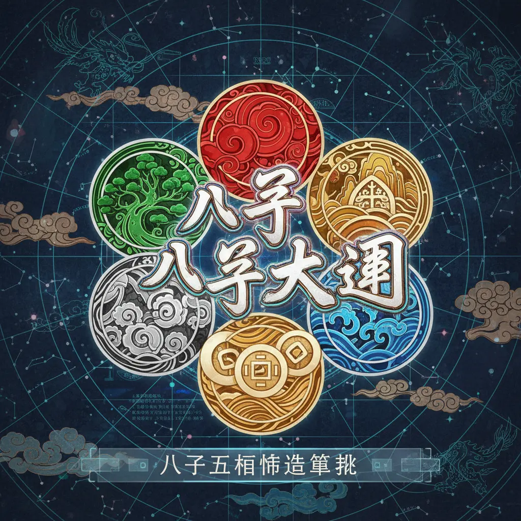 八字五行命造簡批 - 八字大運