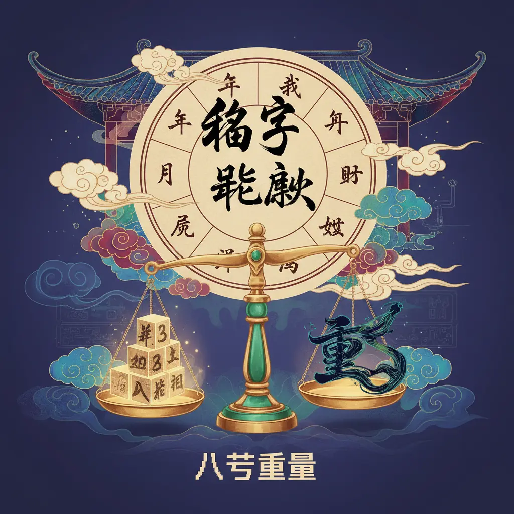 八字重量 - 名字筆劃