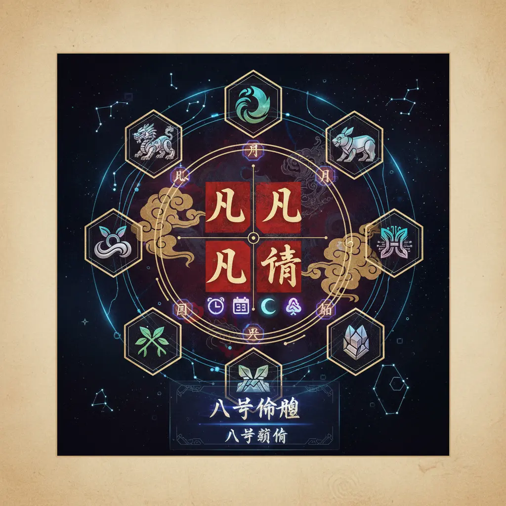 八字算命 - 八字命盤