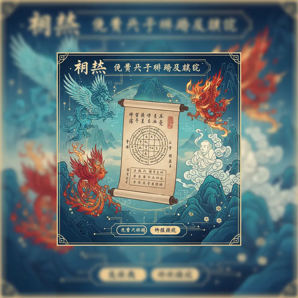 免費八字排盤及解說 - 神煞