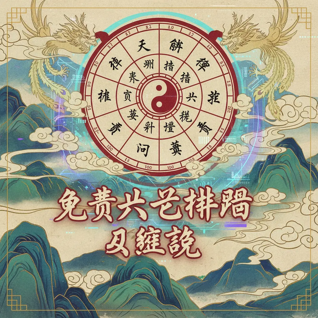 免費八字排盤及解說 - 八字命盤