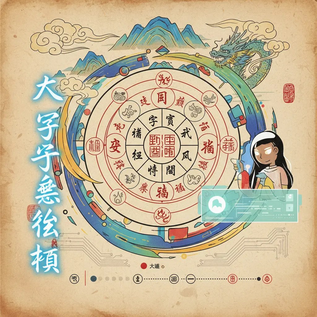 八字怎麼看 - 八字命盤