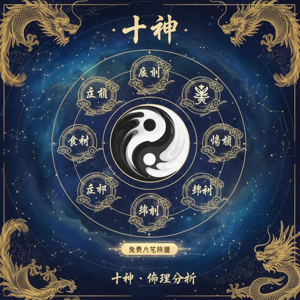 免費八字排盤 - 十神