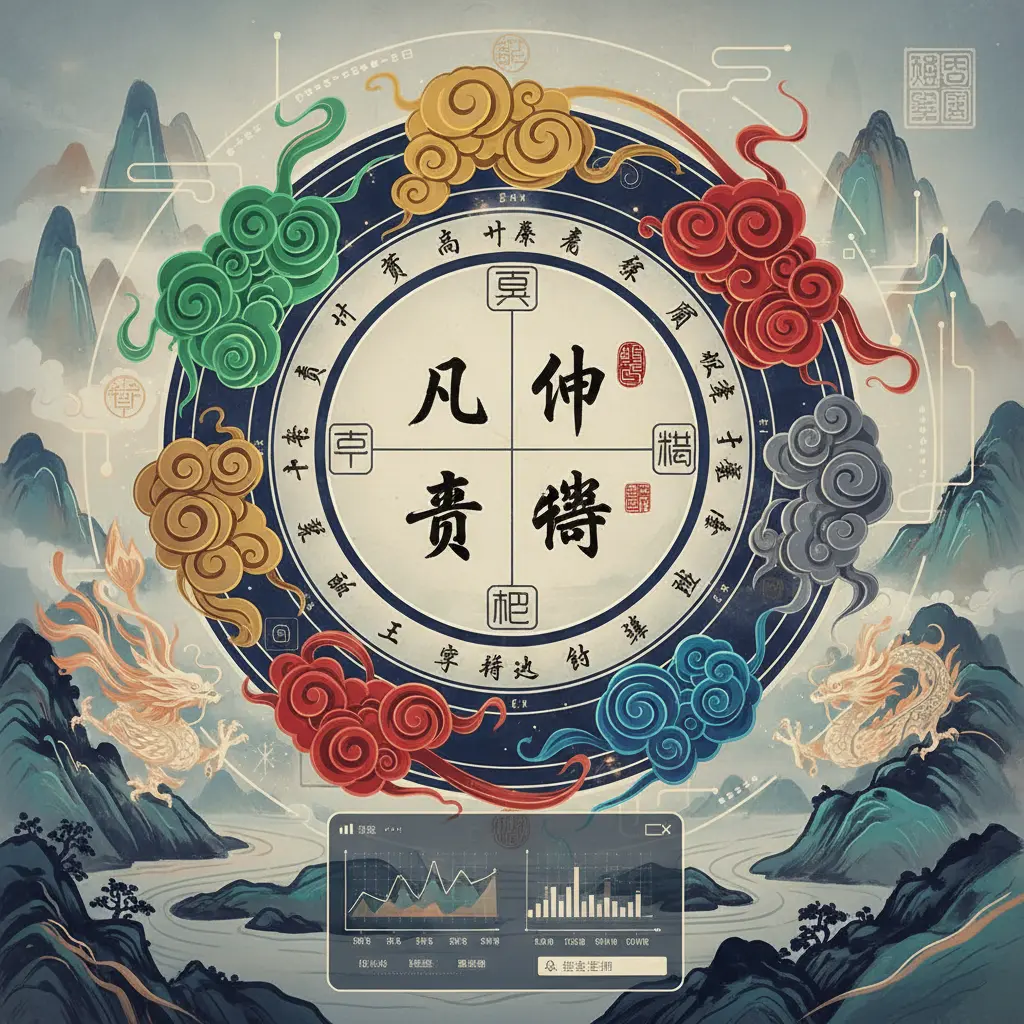 五行八字 - 八字命盤