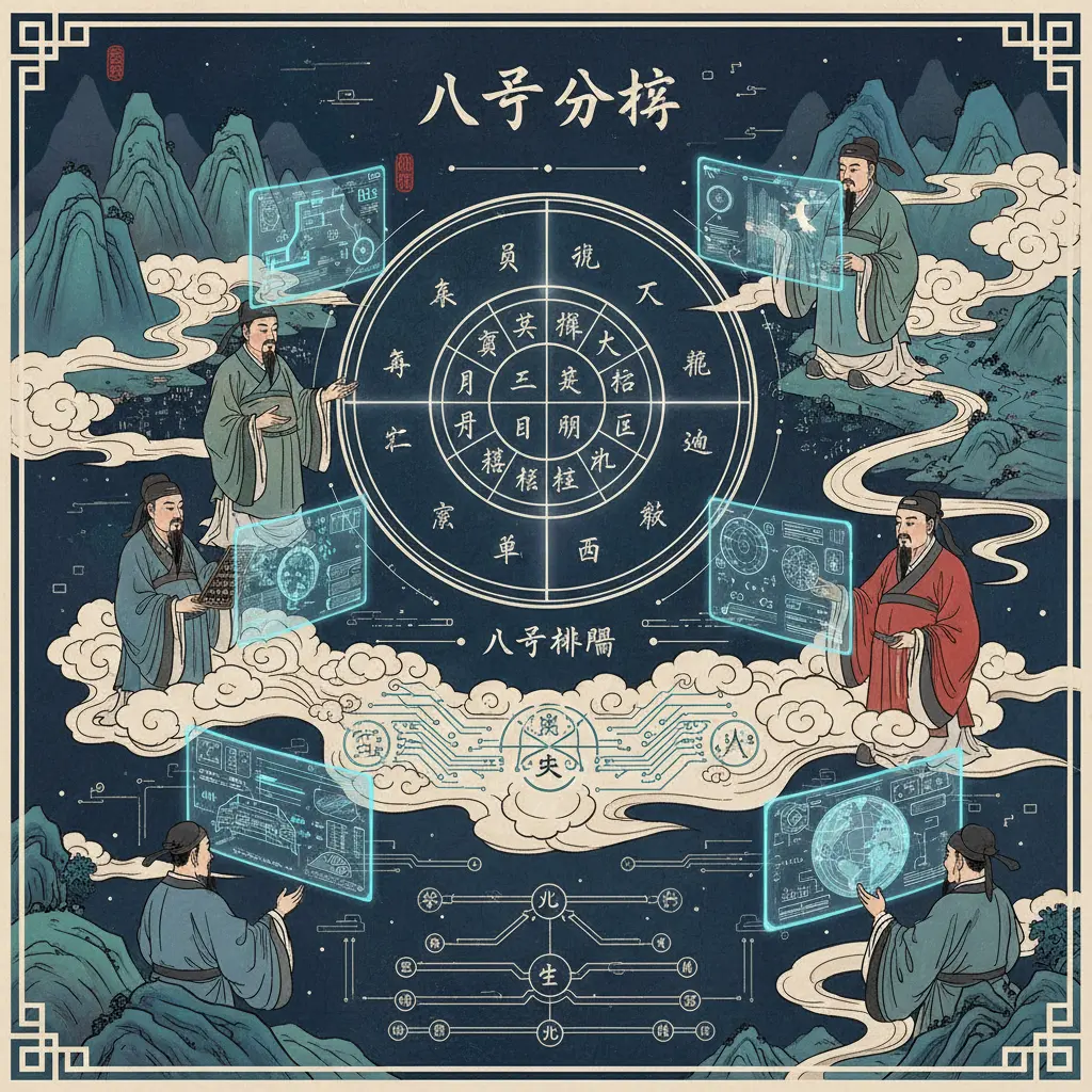 八字分析 - 八字排盤