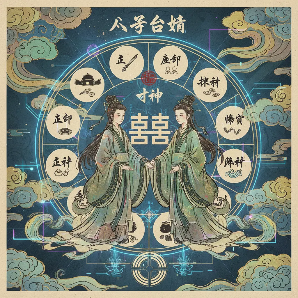八字合婚 - 十神