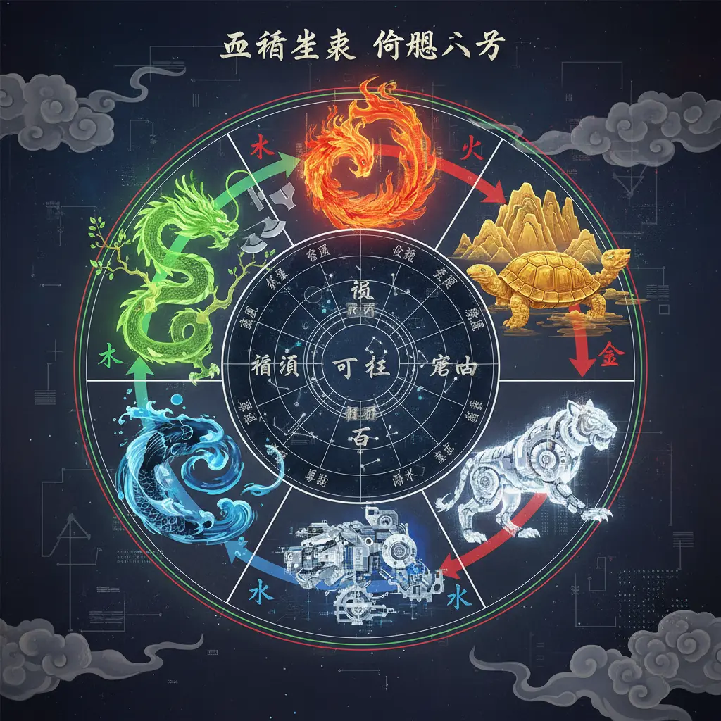 命盤八字 - 五行生剋